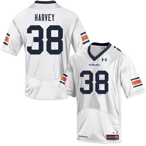 Men's Auburn Tigers #38 Ahmari Harvey White 2021 College Stitched Football Jersey